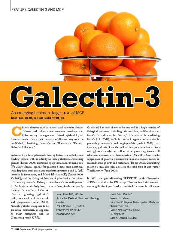 Galectin-3 heart and cancer