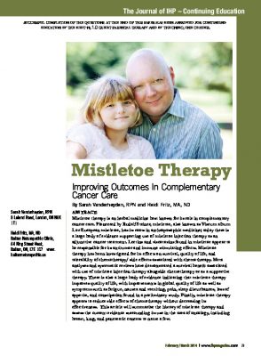 Mistletoe therapy