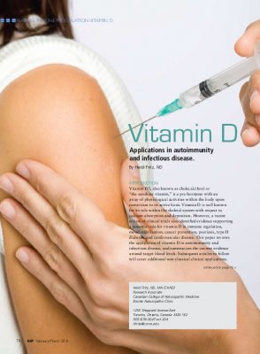 Vitamin D and immunity